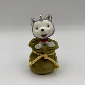 Hallmark Keepsake Dated 2011 Jingle, The Husky Puppy Christmas Tree Ornament
